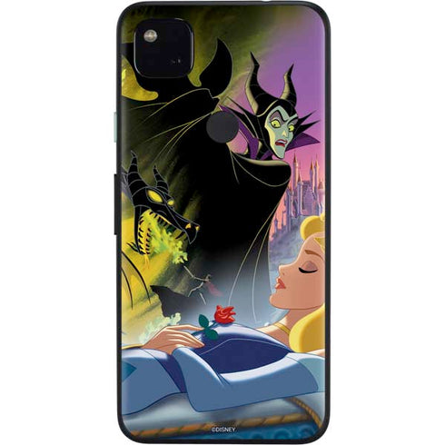 Disney Villains Sleeping Beauty and Maleficent Art Google Pixel 4a Skin